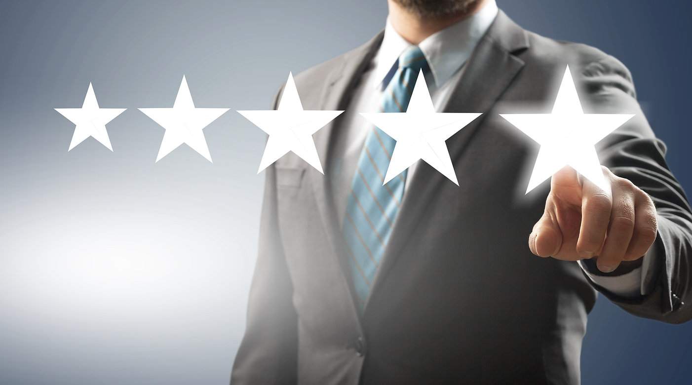 Five star rating with Express Real Estate Group logo
