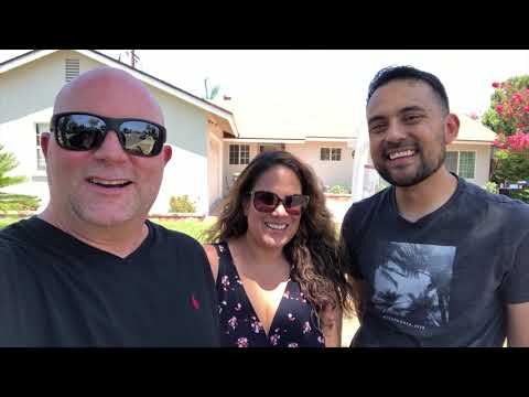 Rex with Danielle and Peter at their new house.